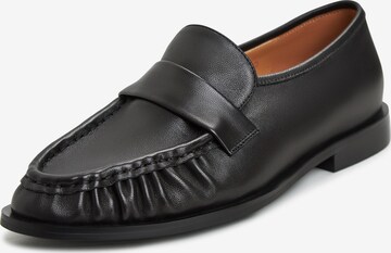 CESARE GASPARI Moccasins in Black: front