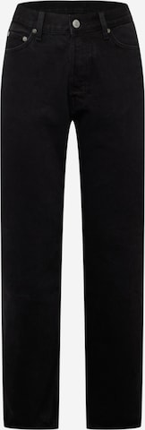 WEEKDAY Regular Jeans 'Barrel' in Black: front