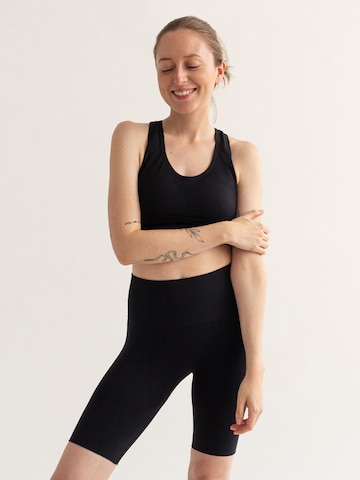 Erlich Textil - Skinny Pantalón 'Juna' en negro: frente