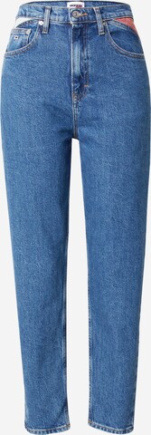 Tommy Jeans Regular Jeans 'MOM JeansS' in Blauw: voorkant