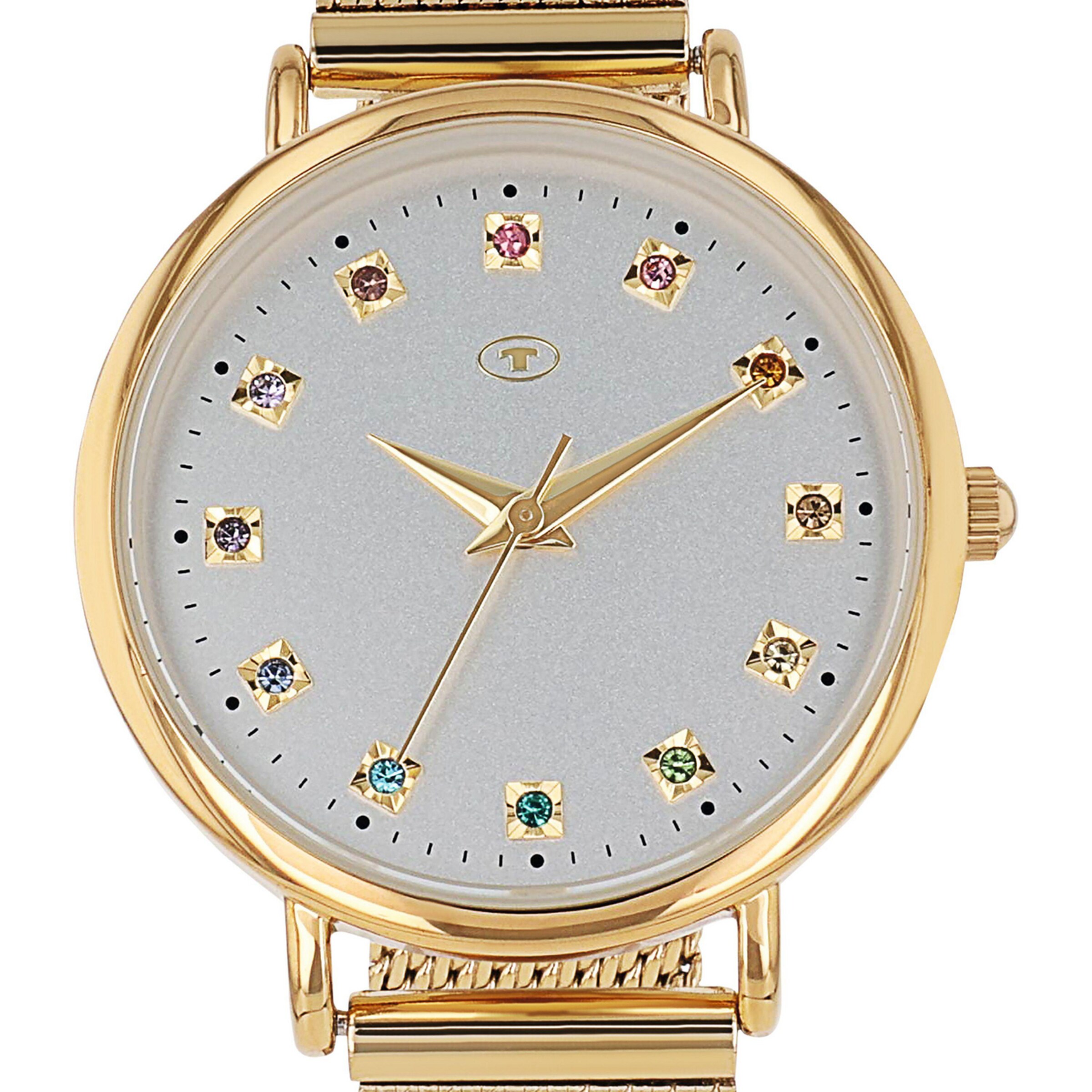 TOM TAILOR Uhr in Gold