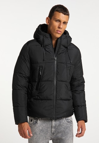 TUFFSKULL Winter Jacket in Black: front