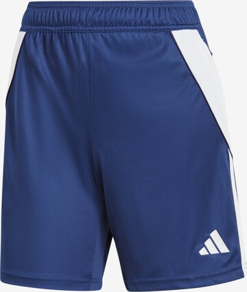 ADIDAS PERFORMANCE Regular Workout Pants in Blue: front