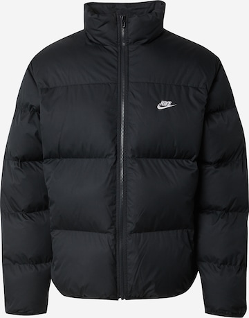 Nike Sportswear Winter Jacket 'Club' in Black: front
