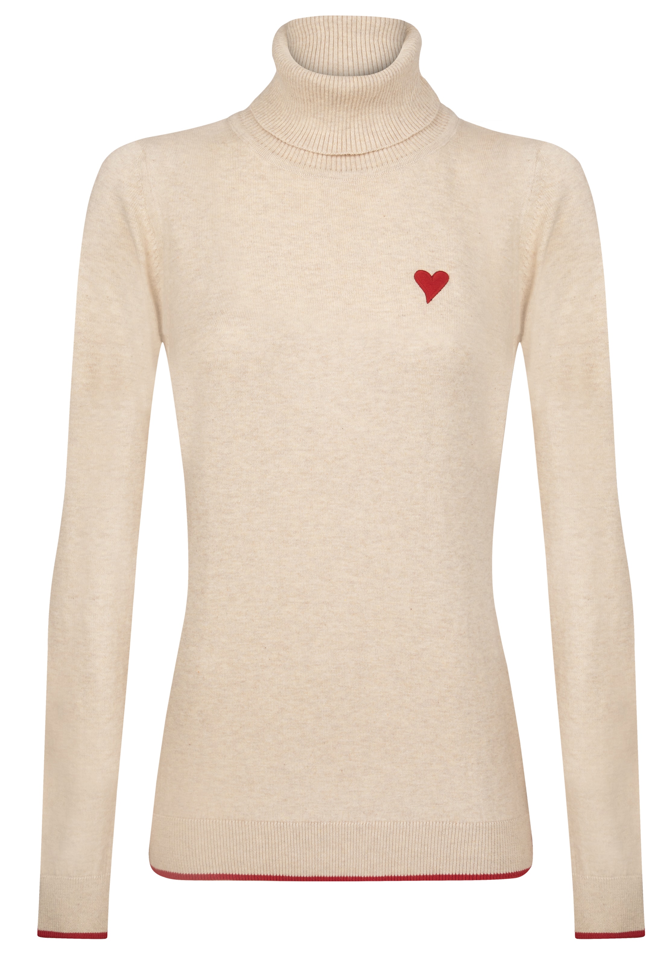 Felix Hardy Pullover in beige / rot, Produktansicht