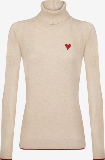 Felix Hardy Pullover in beige / rot, Produktansicht