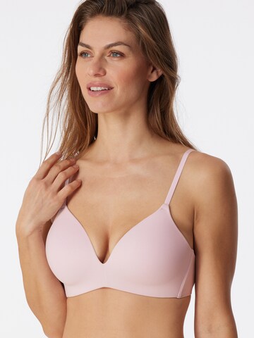 SCHIESSER Regular BH ' Invisible Soft ' in Pink: Vorderseite