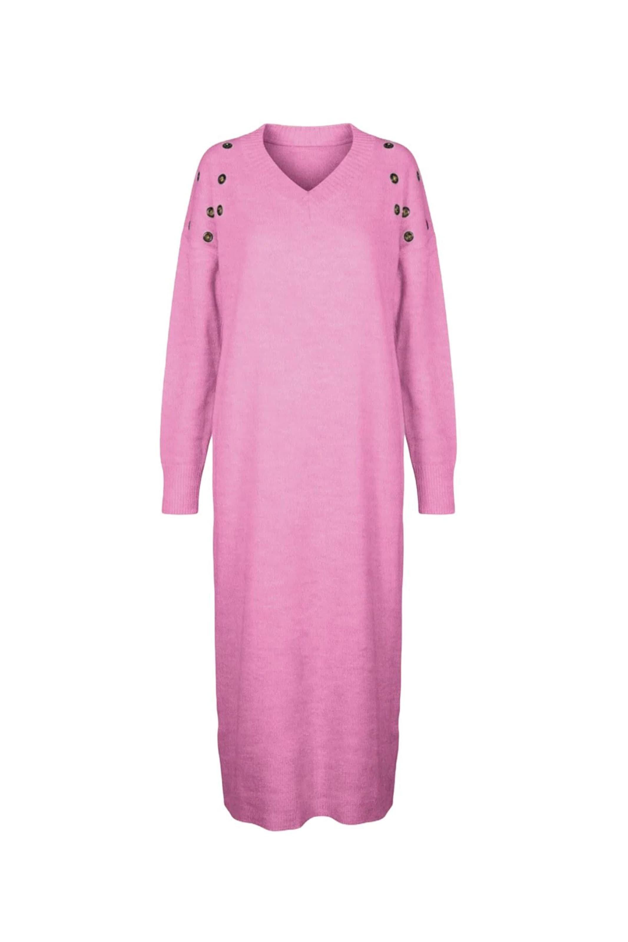 Shape Of You Kleid in Pink: Vorderseite