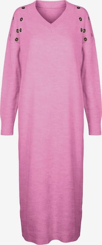 Shape Of You Gebreide jurk in Roze: voorkant