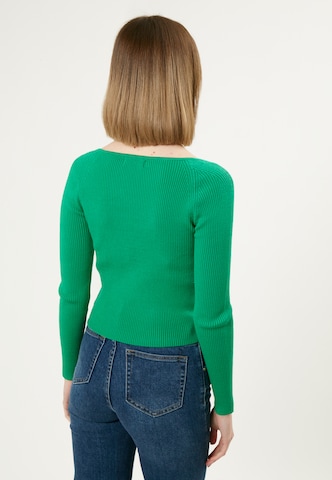 Pull-over Influencer en vert