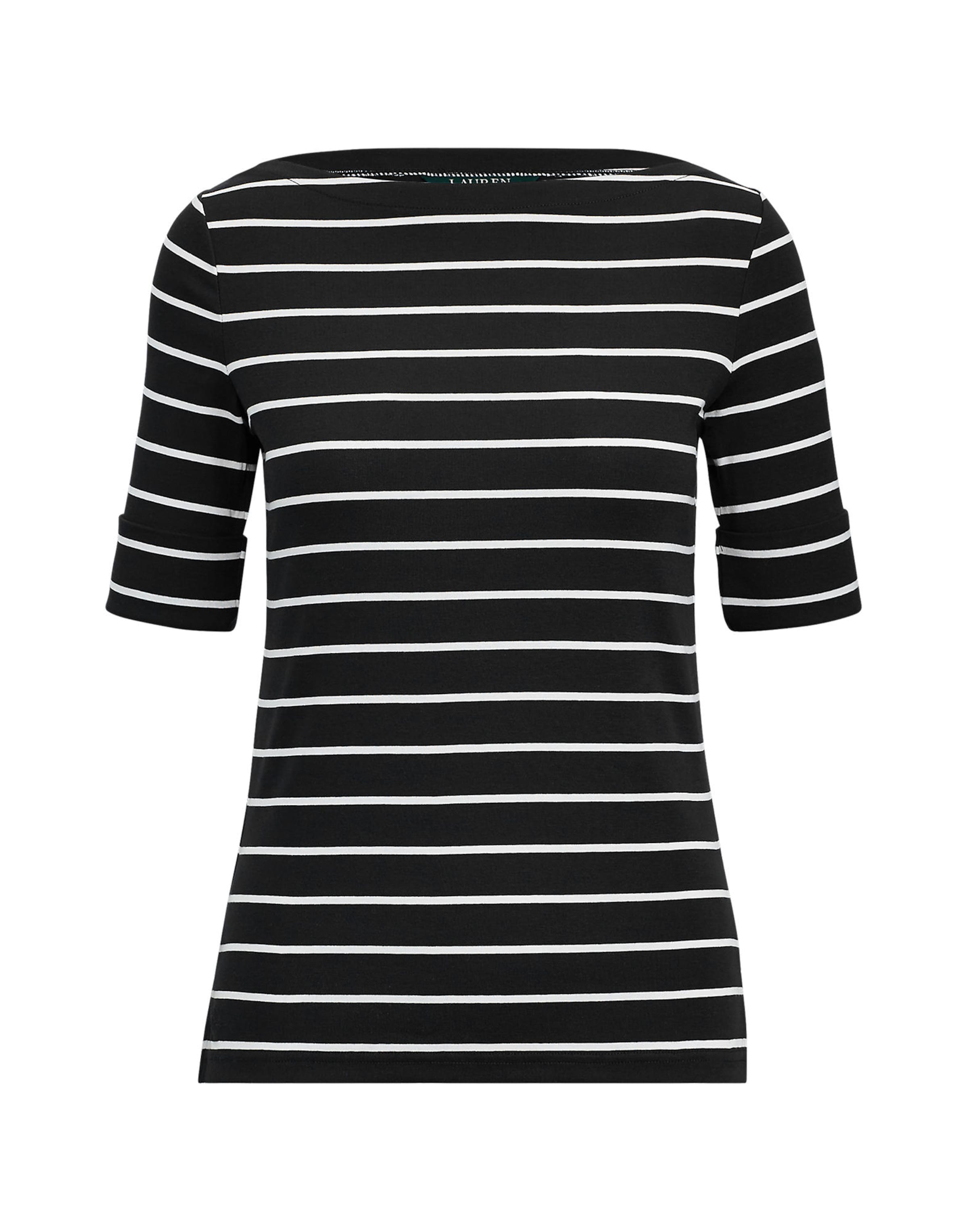 Lauren Ralph Lauren Petite Shirt in Zwart: voorkant
