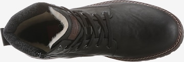 Rieker Lace-Up Boots in Black