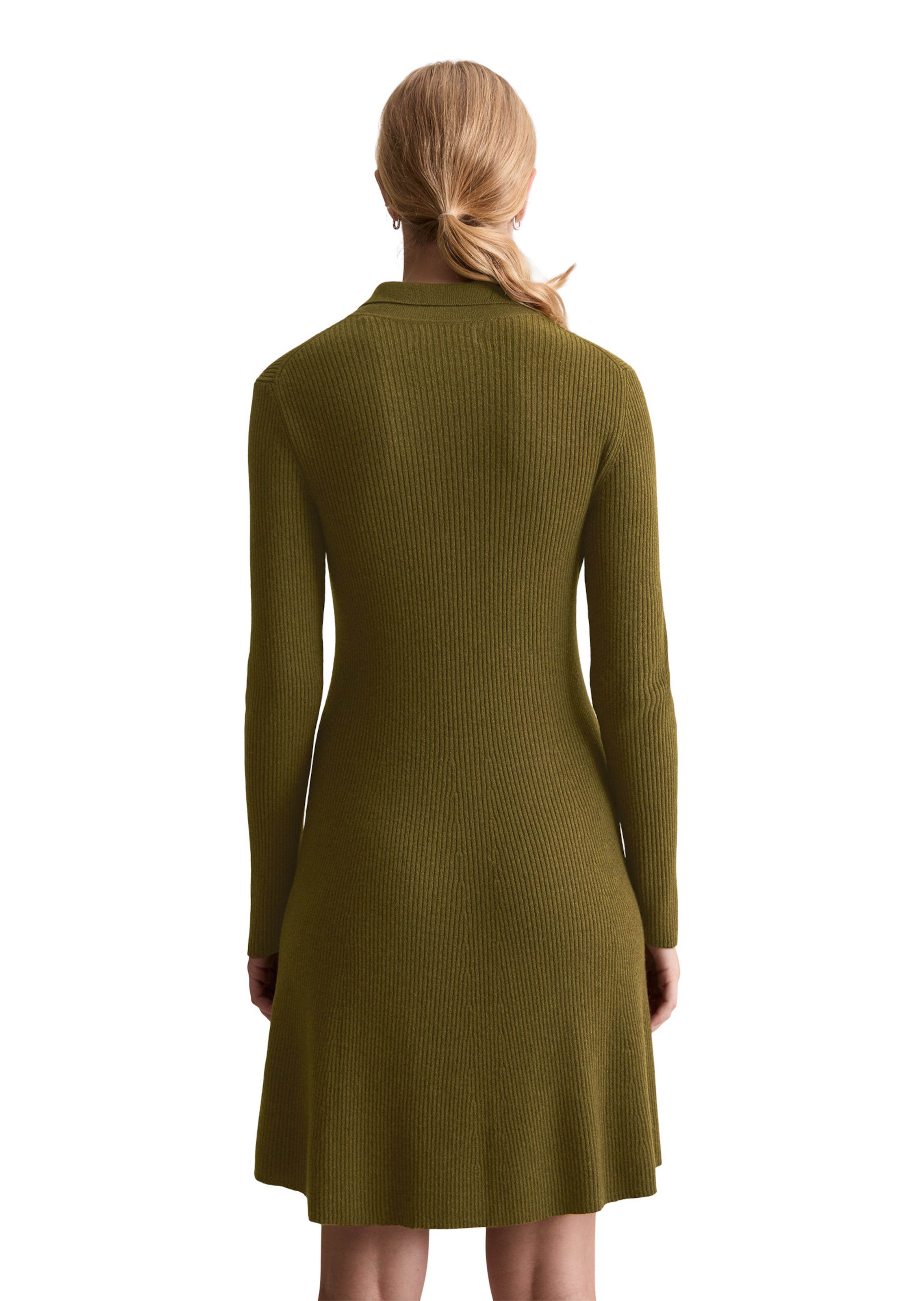 Robes en maille Marc O'Polo DENIM en vert