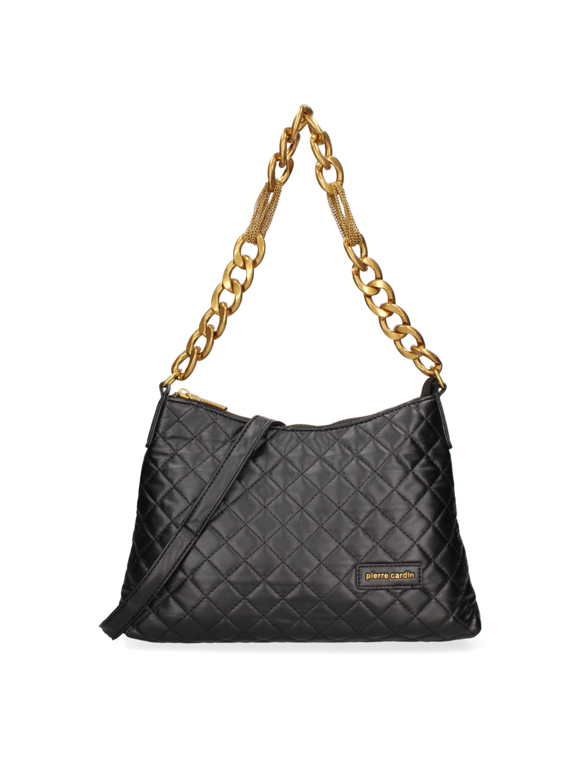 PIERRE CARDIN Shoulder bag in Black: front