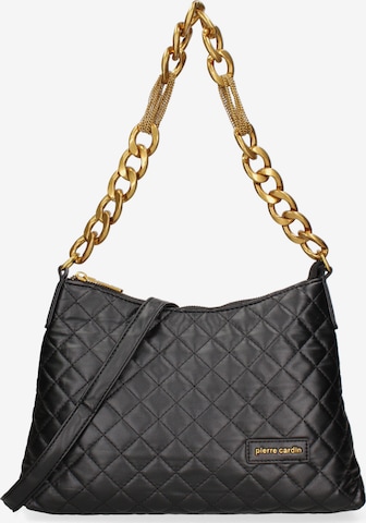 PIERRE CARDIN Schultertasche in Schwarz: Vorderseite