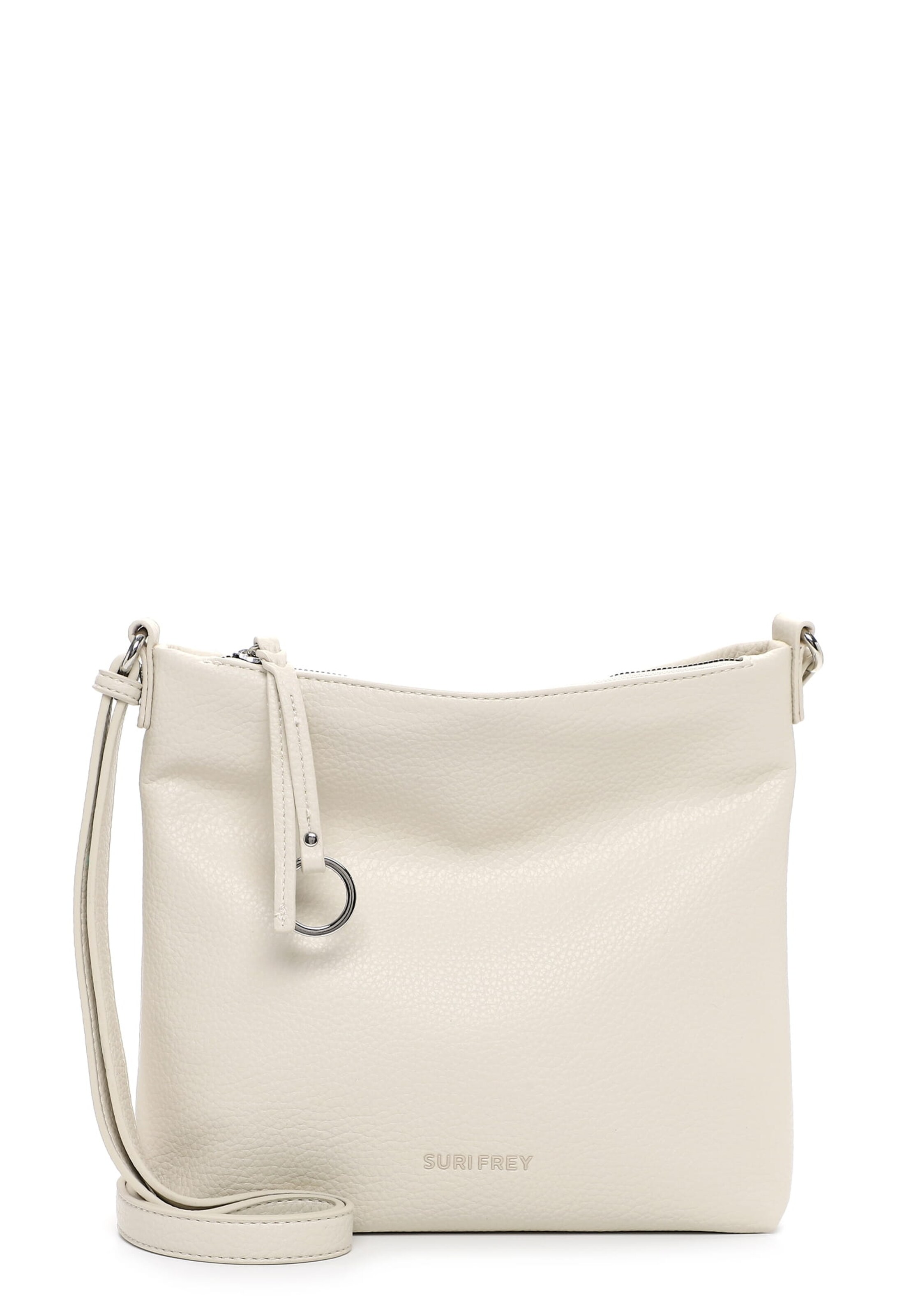 Borsa a tracolla 'Debby' di Suri Frey in bianco: frontale