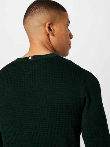 Tommy Hilfiger Tailored Trui 'Houndstooth' in Groen