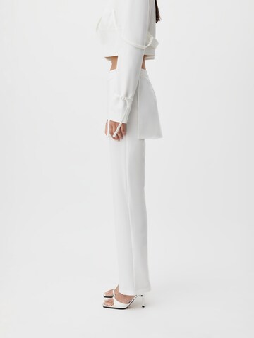 évasé Pantalon 'Janet Tall' LeGer by Lena Gercke en blanc