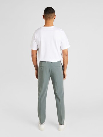 Only & Sons Slim fit Trousers with creases 'EVE' in Green