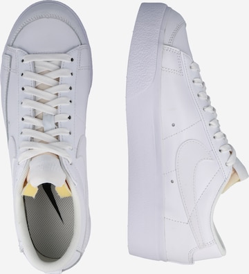 Nike Sportswear Σνίκερ χαμηλό 'BLAZER LOW PLATFORM' σε λευκό