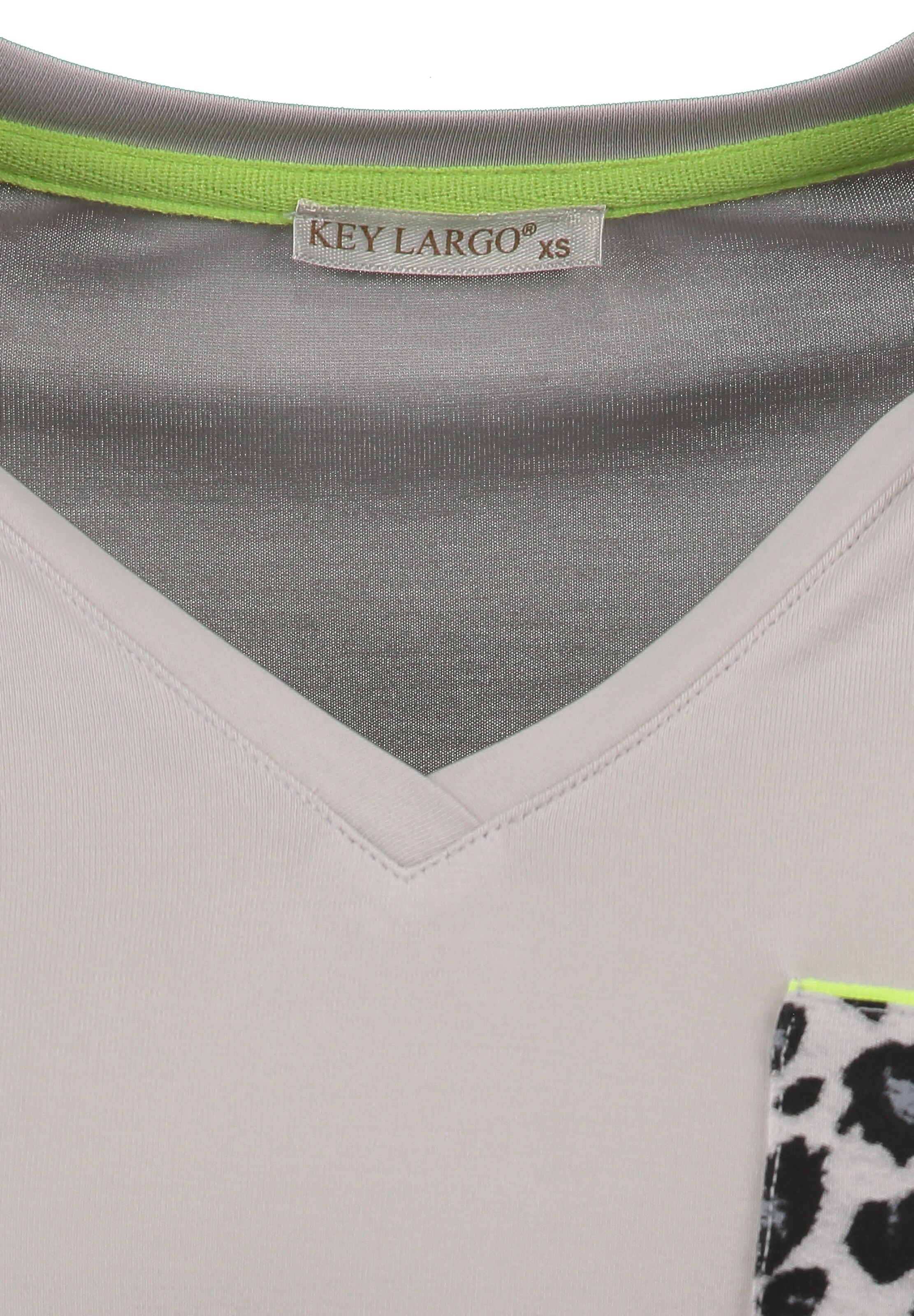 Key Largo Shirt 'Cat' in Grey