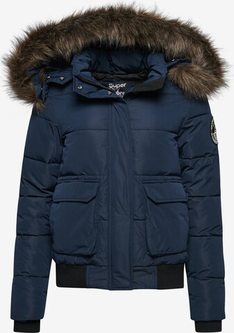 Superdry Winterjacke 'Ella' in Blau: predná strana