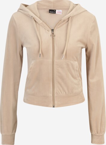 Gina Tricot Sweatjacke 'Melinda' in Beige: predná strana