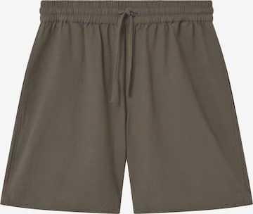 Thinking MU Loose fit Pants 'Henry' in Green: front