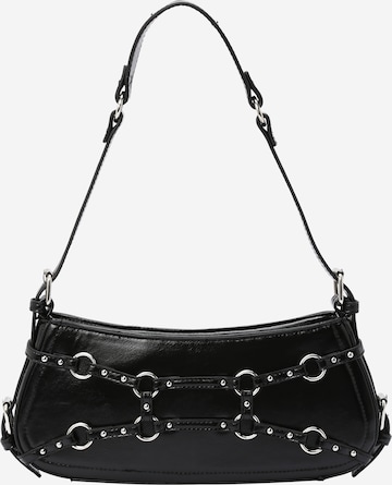 Bershka Ročna torbica | črna barva