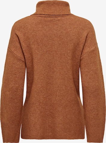 JDY Sweater 'RUE' in Brown