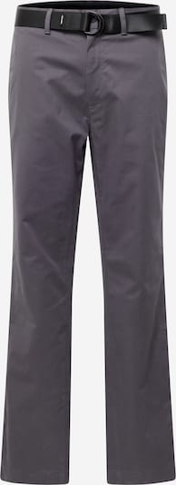 Calvin Klein Pantalón chino en gris oscuro / negro, Vista del producto