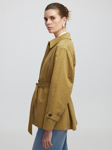 Ipekyol Between-seasons coat in Yellow