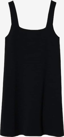 MANGO Úpletové šaty 'bell' – černá: přední strana