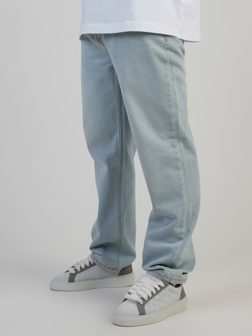 Baggy Jean SikSilk en bleu : devant