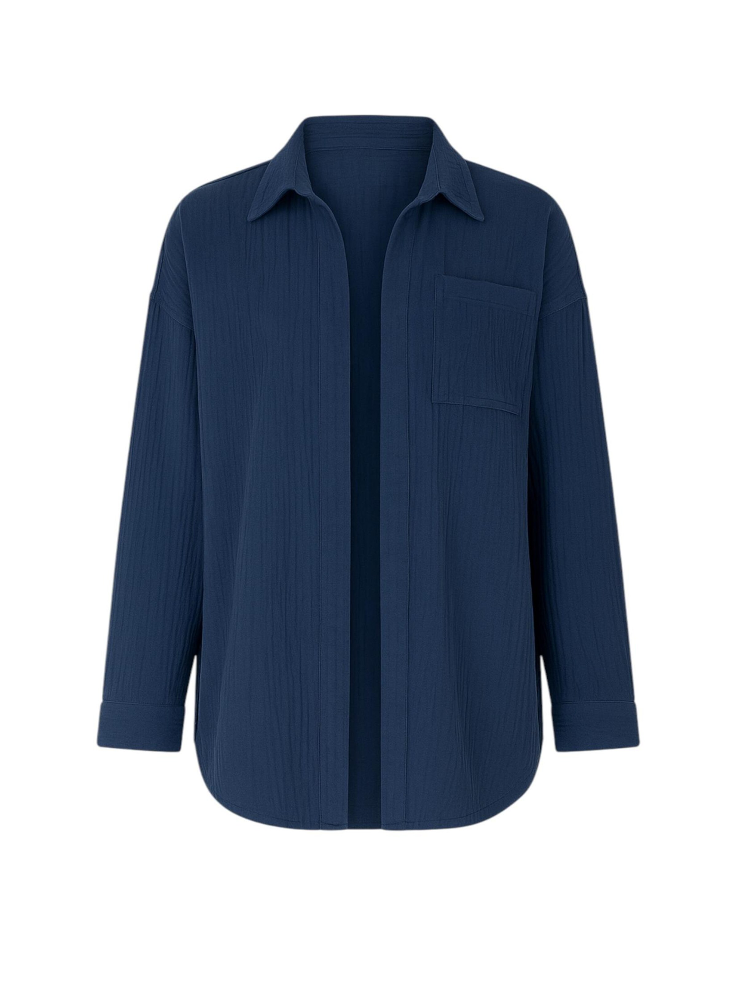 Camicia da donna 'NALYA' di WENOR in blu: frontale