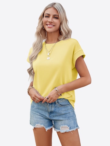 Imily Bela Majica | rumena barva: sprednja stran