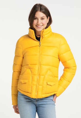 Veste d’hiver MYMO en jaune : devant