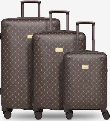 Set di valigie di Lazarotti in marrone: frontale
