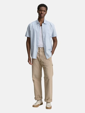 TOM TAILOR DENIM Regular fit Overhemd in Blauw