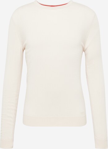 HUGO Sweater 'San Cedric' in Beige: front