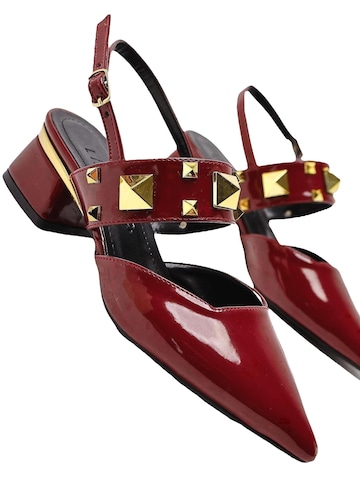 Limoya Slingback Pumps 'Damen-Absätze' in Red: front