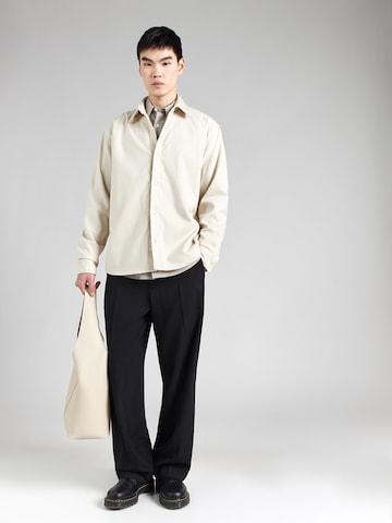 Abercrombie & Fitch Классический крой Рубашка в Бежевый