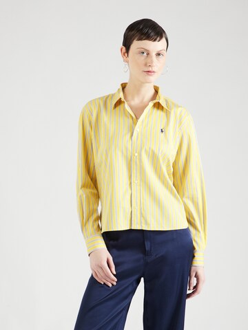 Camicia da donna di Polo Ralph Lauren in giallo: frontale