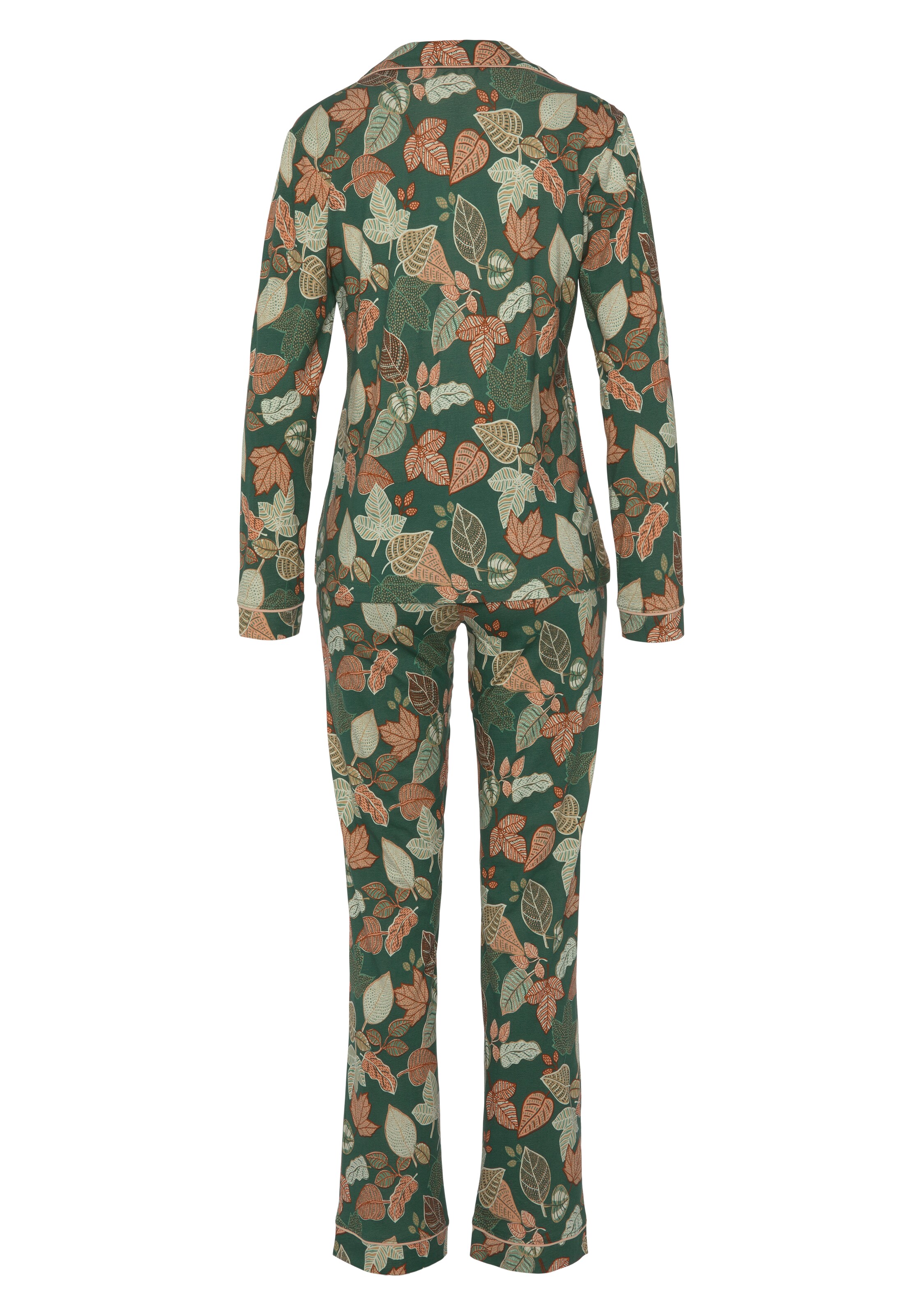 VIVANCE Пижама 'Dreams' в зелено