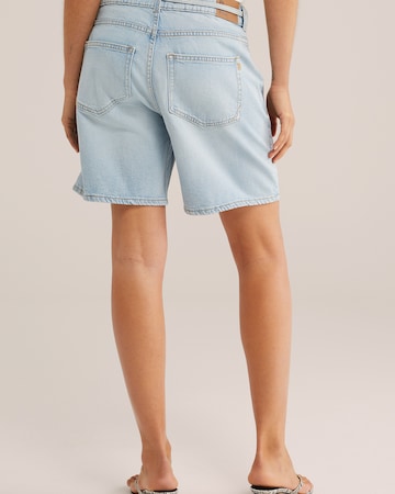 WE Fashion Широкий Джинсы в Синий