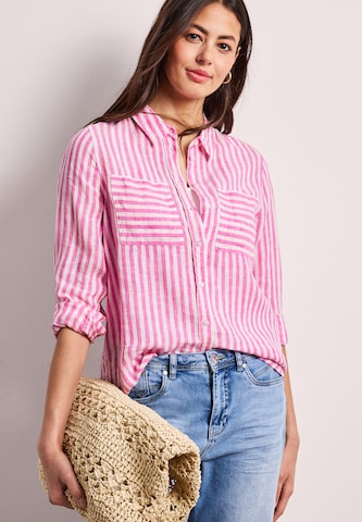 STREET ONE Bluse in Pink: Vorderseite