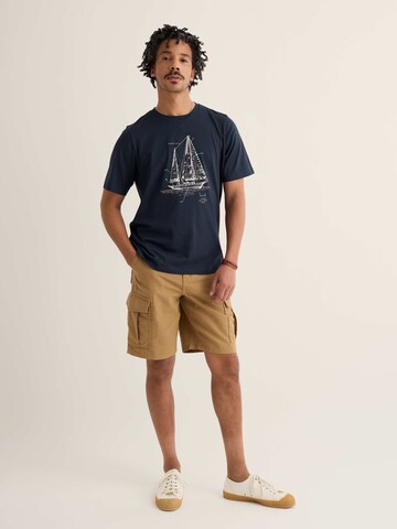 Tricou 'Midwatch' de la Seasalt Cornwall pe albastru
