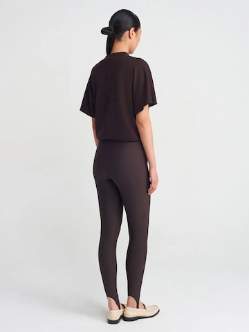 Dilvin Skinny Gamaschen in Braun