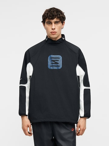 Nike Sportswear Övergångsjacka 'SHOX' i svart: framsida