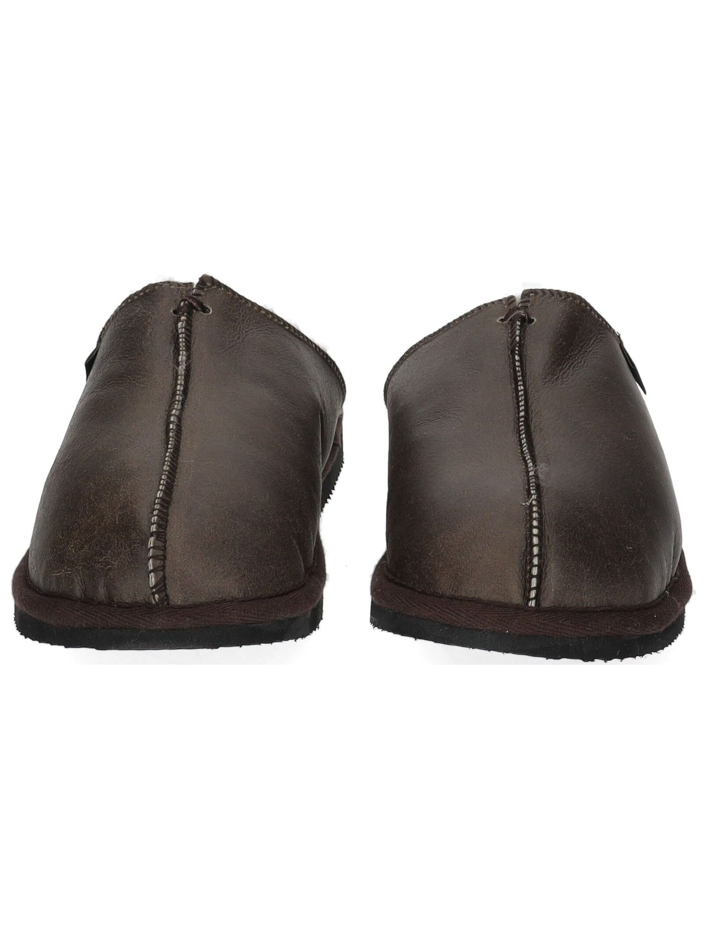 Pantoufle 'HUGO' SHEPHERD en marron